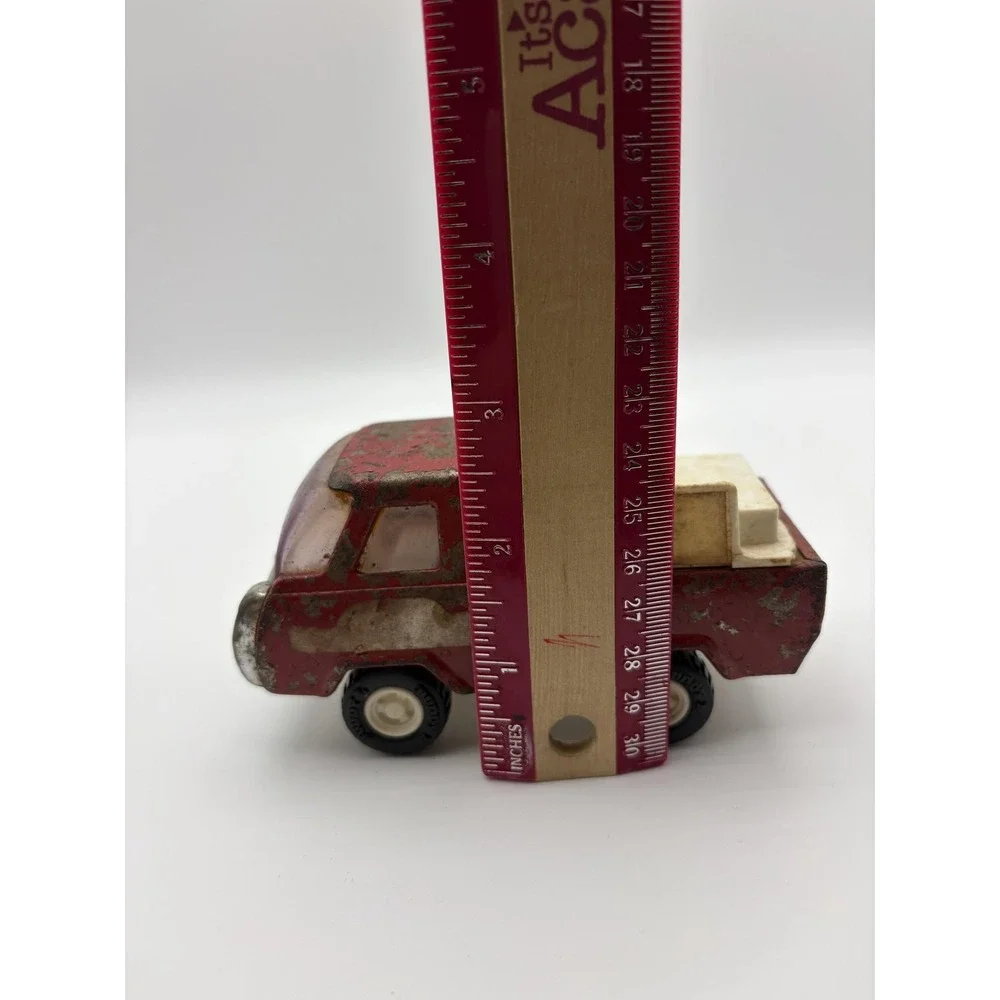 Vintage Buddy L Red Pickup Truck Diecast Toy Japan Mini Vehicle Car Playwear